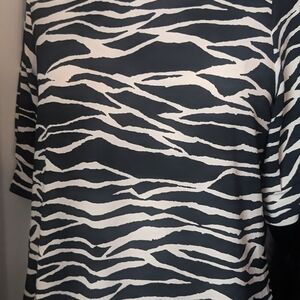 Zebra Print Women's Top